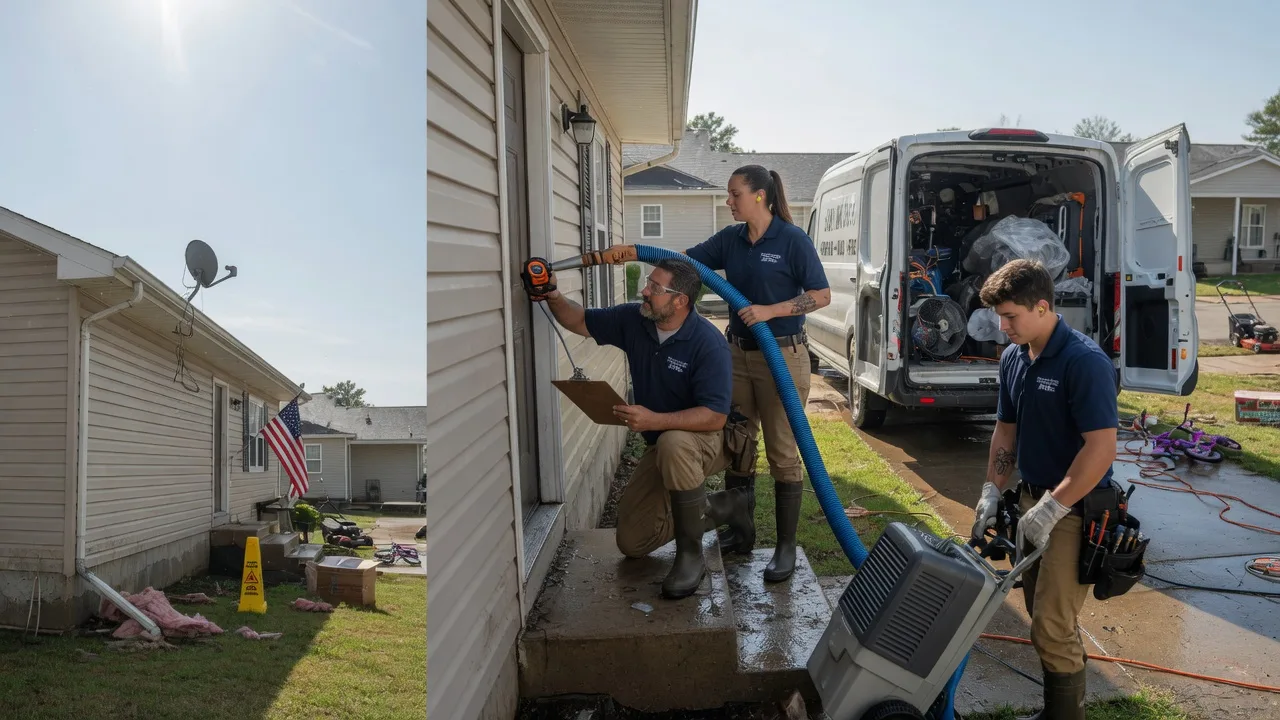 Ceiling Water Damage Restoration in Pataskala, OH near me
